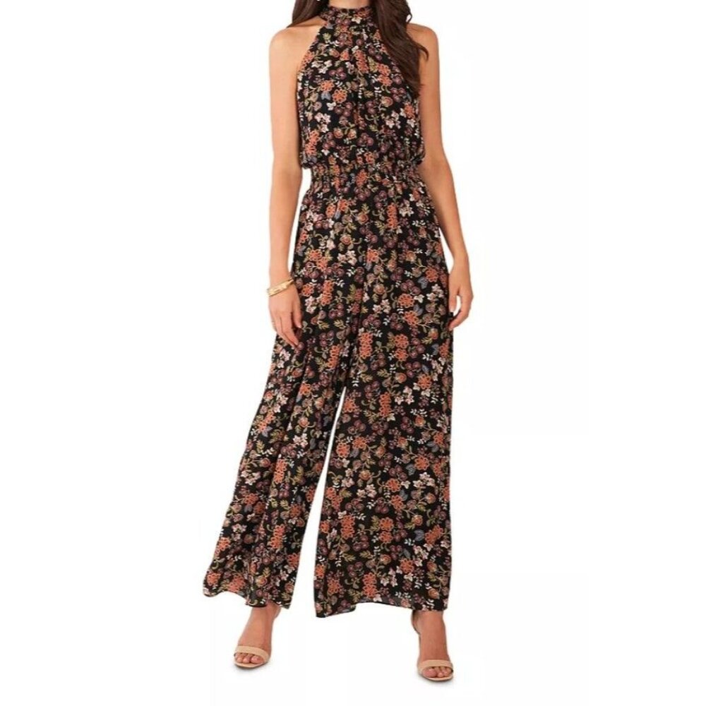 Vince Camuto – Sleeveless Halter Jumpsuit – Size M